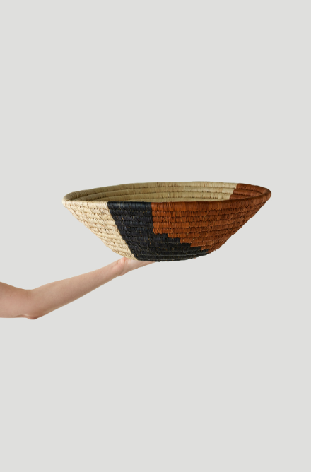 Mongu Tri-Color Woven Bowl