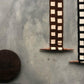 Process Bogolan Wall Totem in Brown with White Squares