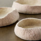 Soft Stone Hand Felted Nesting Bowls