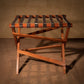 Folding Leather Luggage Rack