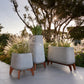 Terra Concrete Grey Planter