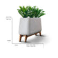 Terra Concrete Grey Planter