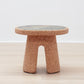 Wiid Tonga Cork & Green Marble Side Table