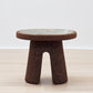 Wiid Tonga Cork & Green Marble Side Table