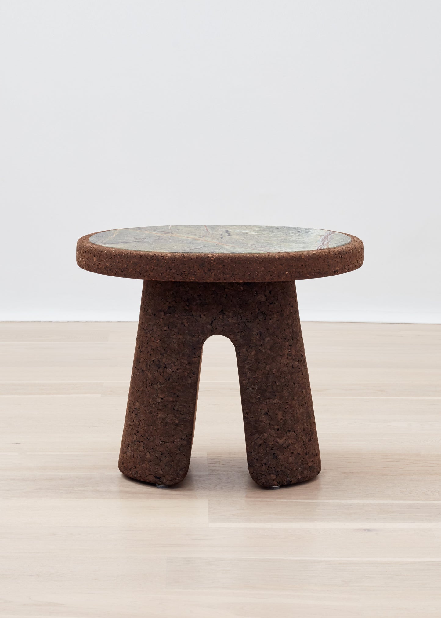 Wiid Tonga Cork & Green Marble Side Table