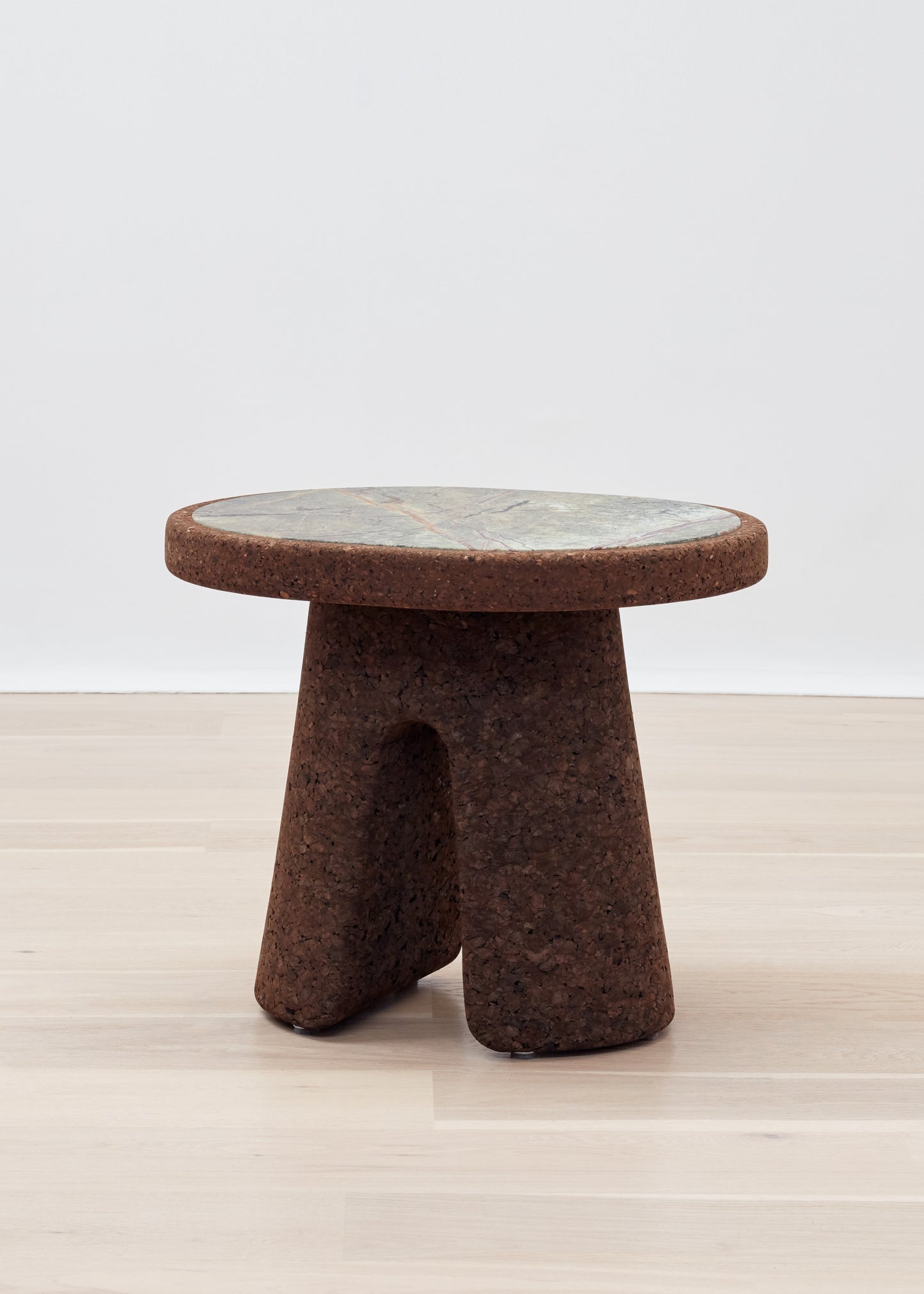 Wiid Tonga Cork & Green Marble Side Table