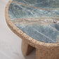 Wiid Tonga Cork & Green Marble Side Table