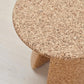 Wiid Round Tonga Cork Side Table