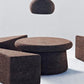 Wiid Dark Cork Low Coffee Table (Faded Color)