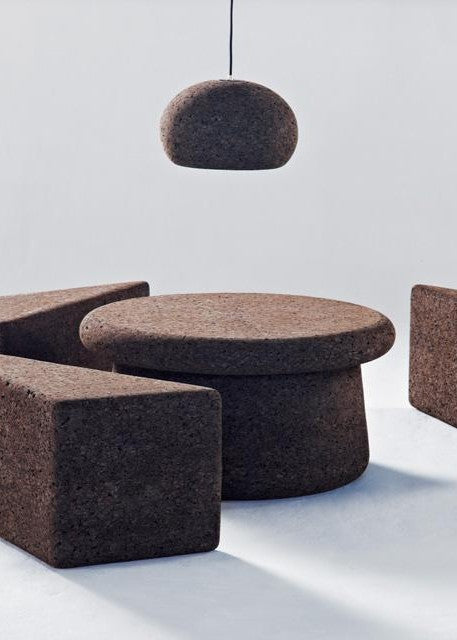 Wiid Dark Cork Low Coffee Table (Faded Color)