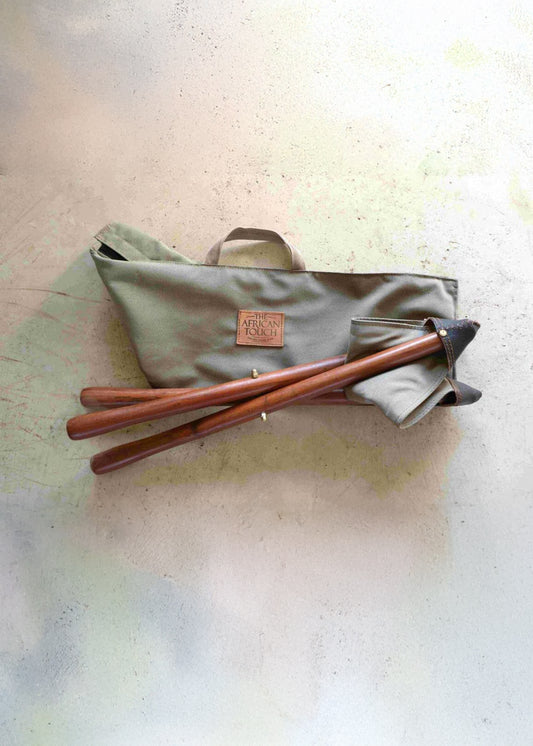 Tripod Safari Stool with covers