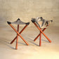 Tripod Safari Stool with covers