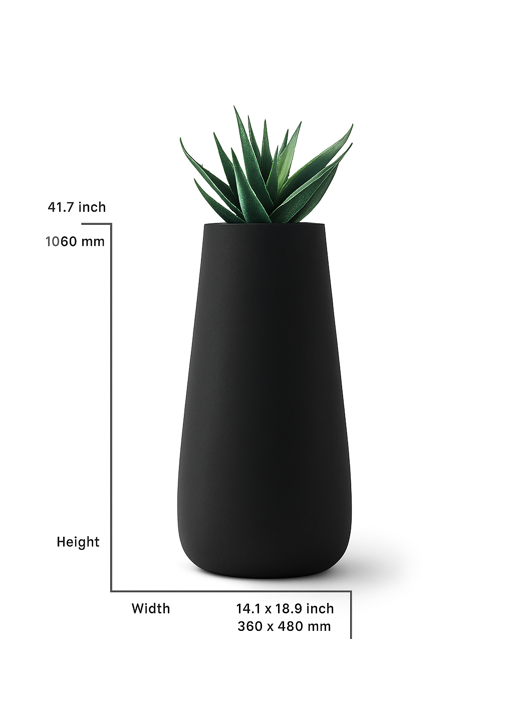 Pflanzkübel aus Beton von Tuber