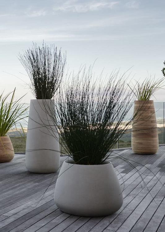 Tuber Small Grey Concrete Planter (Scuff Marks & Scratches)