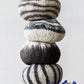 Midnight Ombre Hand-Felted Wool Decorative Ukhamba Bowl