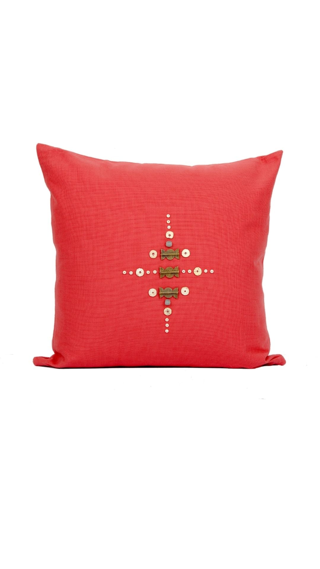 Askari Coral Trade Bead Pillow