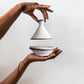 White Mini Vintage Moroccan Tagine