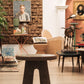 Wiid Tonga Cork & Green Marble Side Table