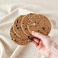 Wiid Black & White Speckled Cork Coasters - Set of 4