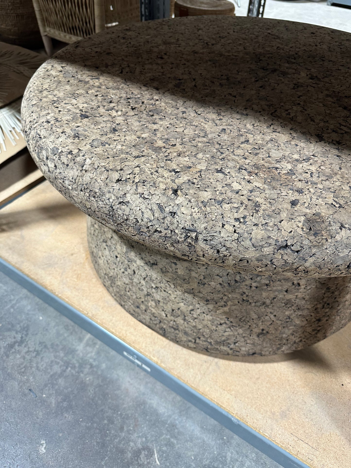 Wiid Dark Cork Low Coffee Table (Faded Color)