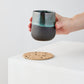 Wiid Lava Black Dipped Ceramic Mug