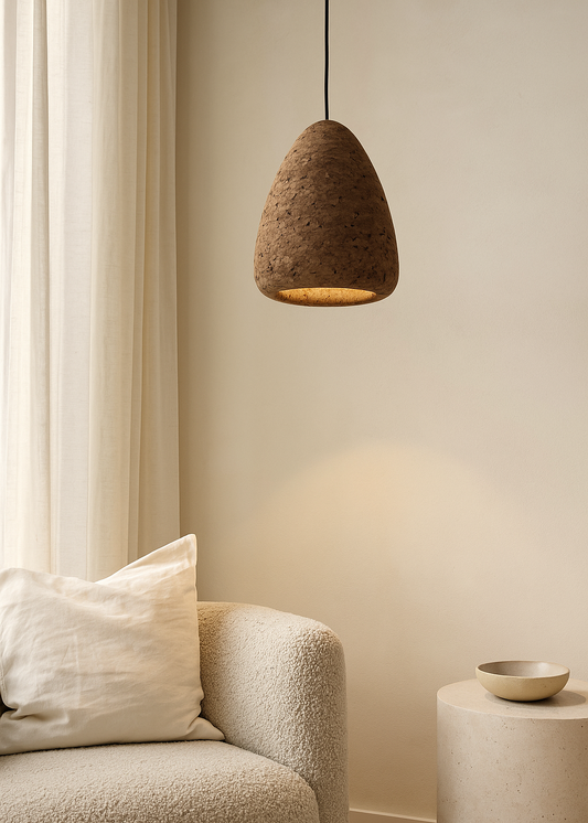 Wiid Narrow Cork Pendant Light