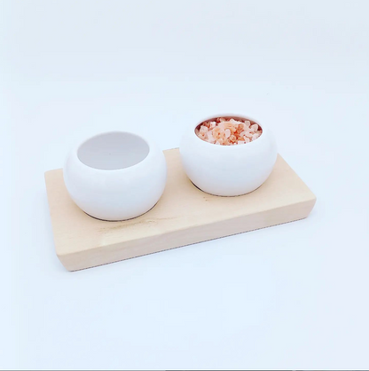 white dipping bowls small
