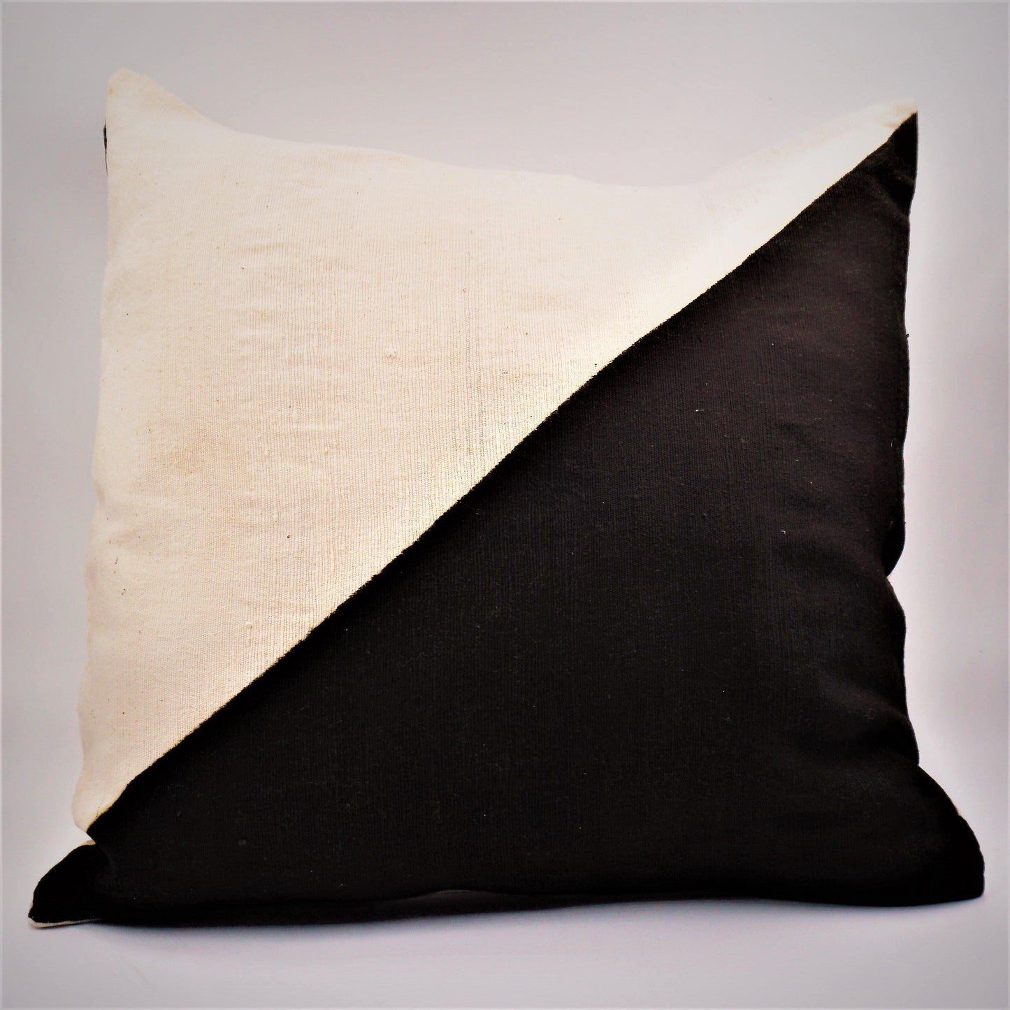 Black & White Contemporary Mud Cloth Pillow