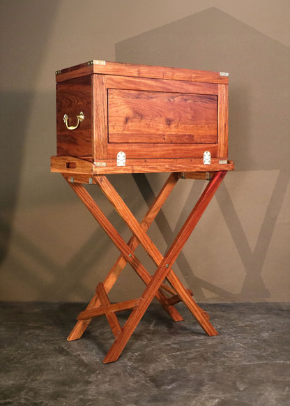 Campaign Field Bar and Tray Table Set