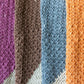 Hand-Knitted Merino Wool Heart Throw Blanket