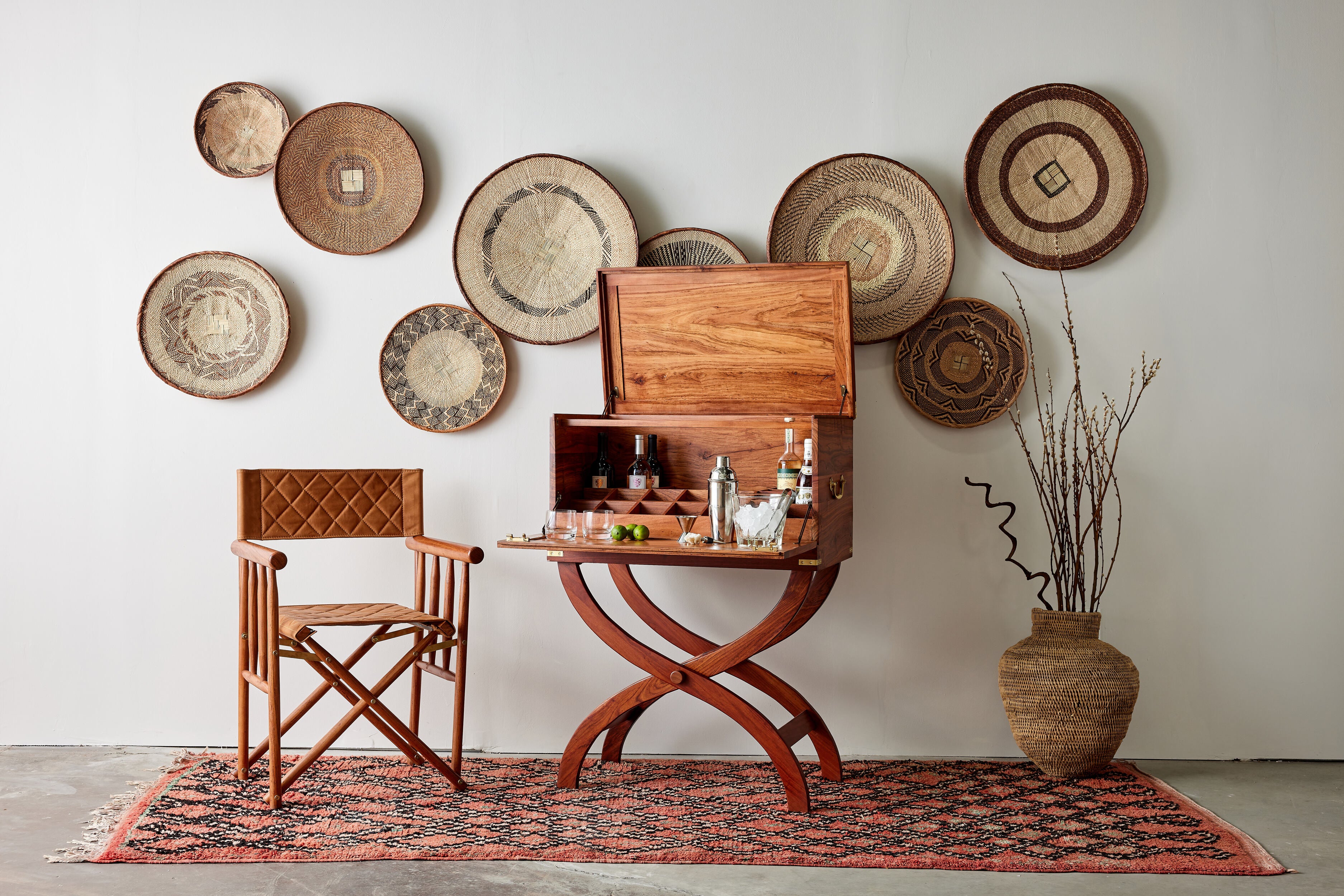 Patterned Binga Wall Basket| Wall Basket | African Decor | Binga