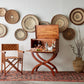 Binga Patterned Brown & Natural Wall Art