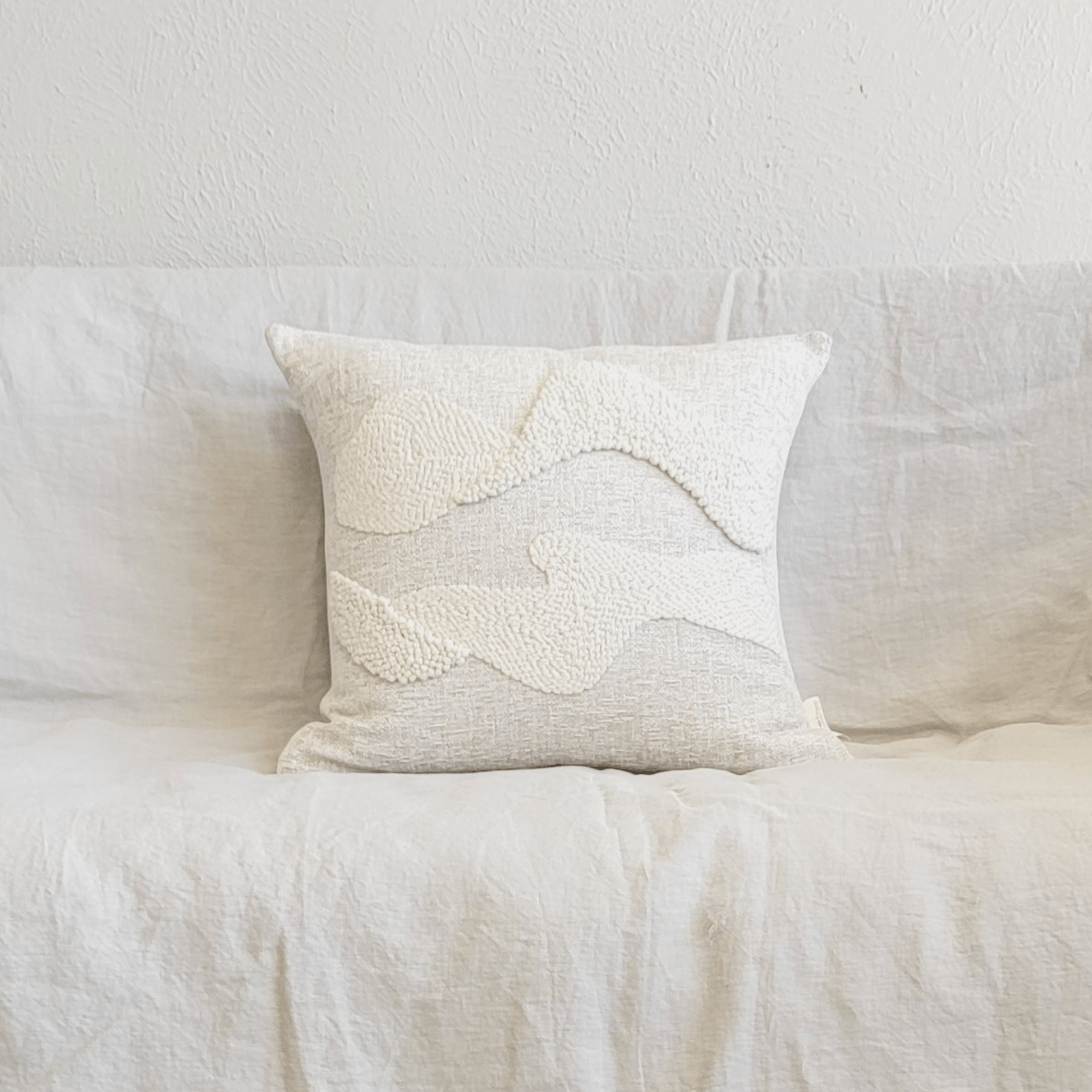 white square cloud throw pillow 