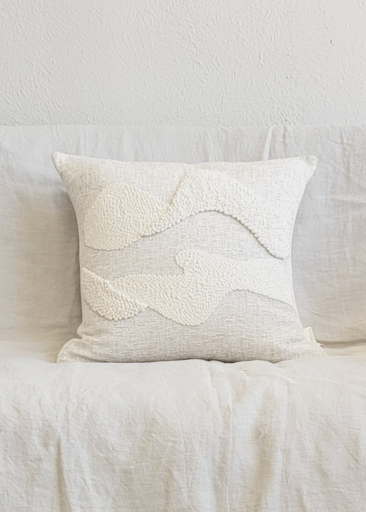 white square cloud throw pillow 