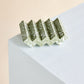 Zig-Zag Olive Green Terrazzo Soap Dish