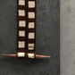 Process Bogolan Wall Totem in Brown with White Squares