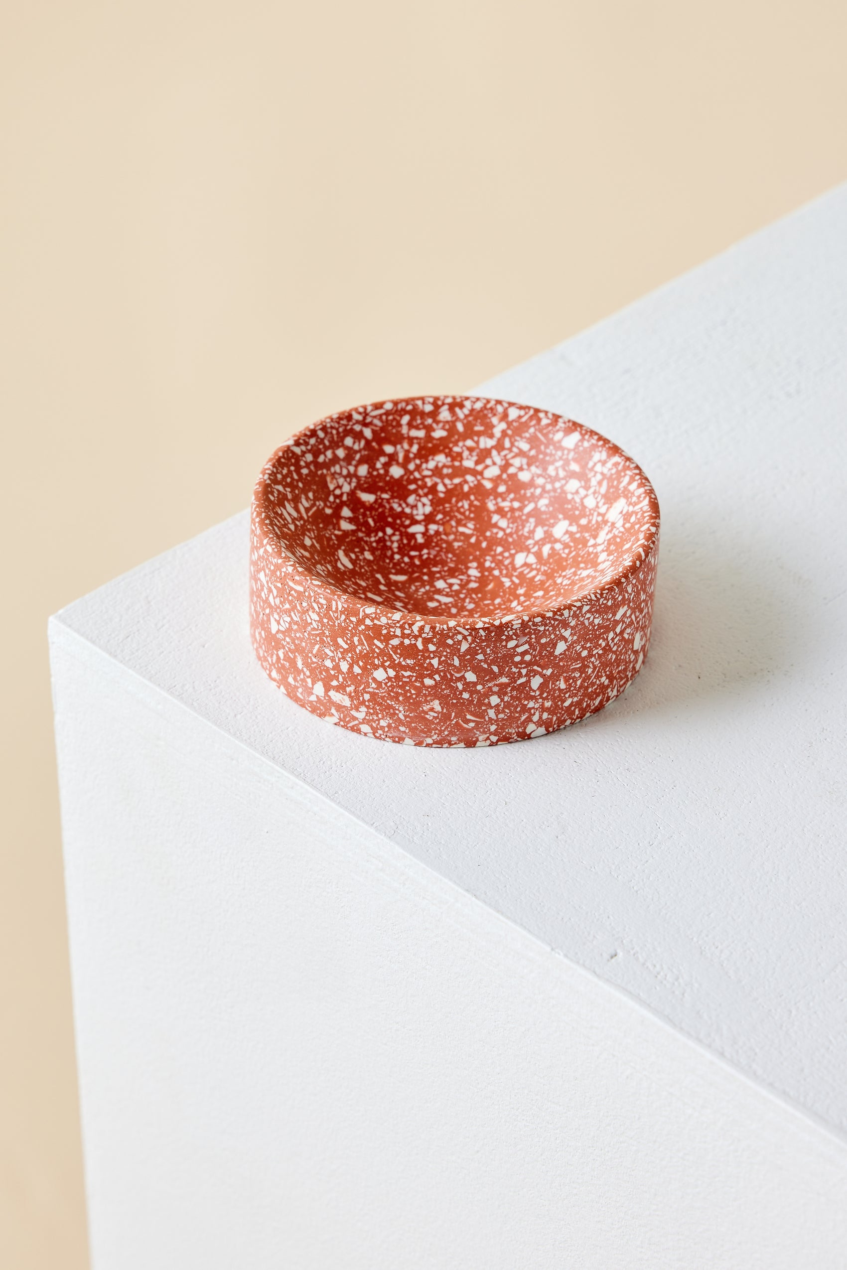 Terracotta Red Terrazzo Trinket Bowl