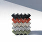 Zig-Zag Olive Green Terrazzo Soap Dish
