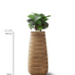 Small, Medium, Large Modern Wood Planter: Tuber Wood Planter