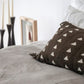 Black Cotton Mud cloth  Lumbar Pillow Cover