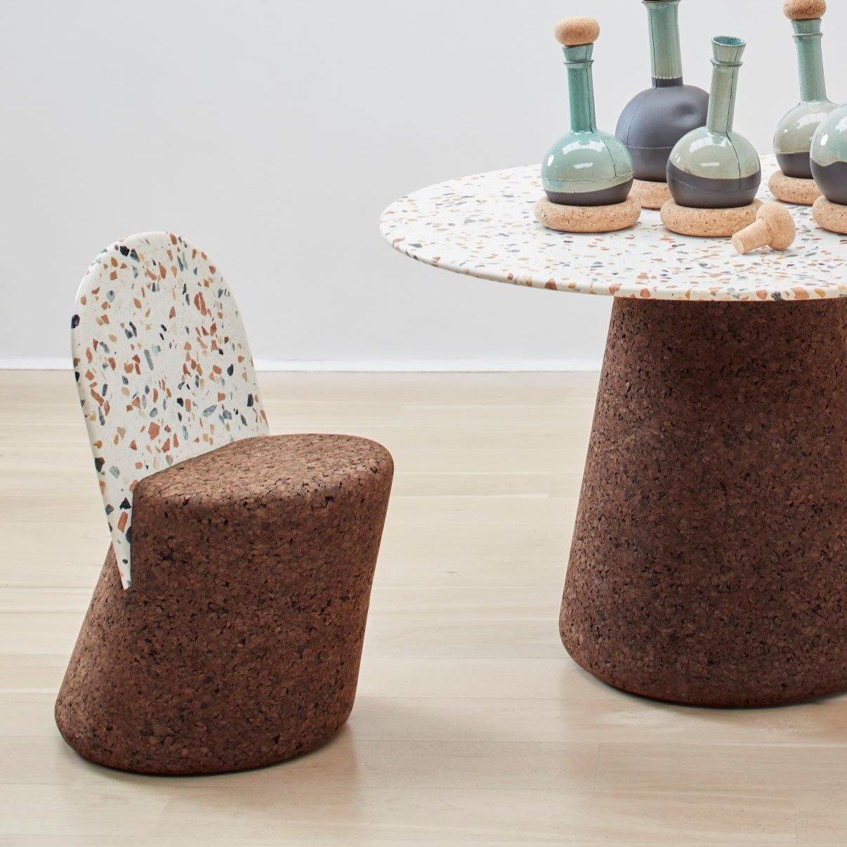 Wiid Terrazzo and Cork Dining Chair