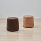 kanju interiors Wiid Design cork end table or stool, a masterpiece in luxury home decor. Its design combines timeless elegance with contemporary flair. Perfect for upscale Living rooms, dining room or bedrooms, this stool embodies sophisticated style and the fine craftsmanship of African design, appealing to those who appreciate unique, artisanal furniture.