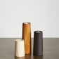 Cylinder Eucalyptus Wood Tealight Candle Holder