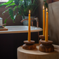 Kerzenständer aus Bio-Holz