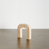 Handmade arch shaped wooden Candle holder