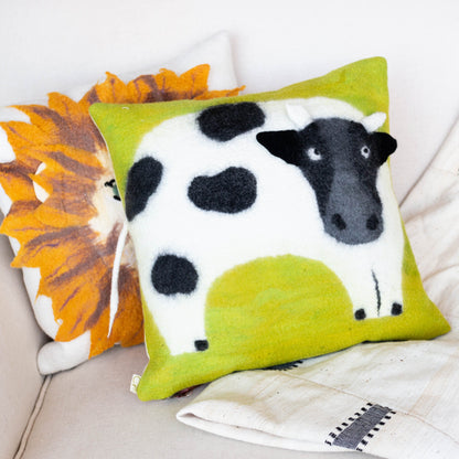 Cow Throw Pillow