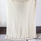 Aran Hand-Knit Wool Throw Blanket