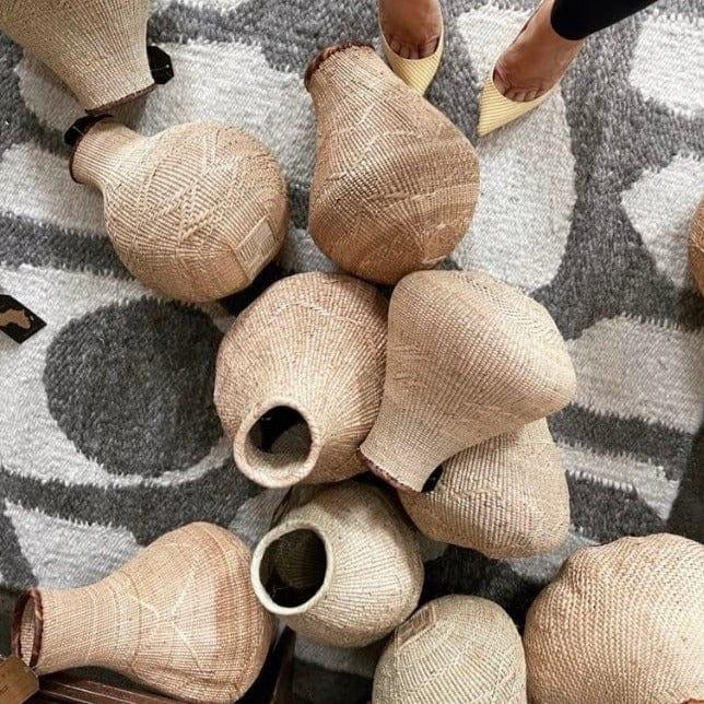 Binga Gourd Baskets Handwoven African Artistry