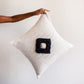 Khanya Throw Pillow in Grey and White