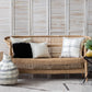 Handcrafted Linear Throw Pillow Square